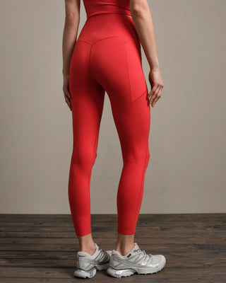 Rhone Revive 7/8 Pocket Legging - Cabana Red
