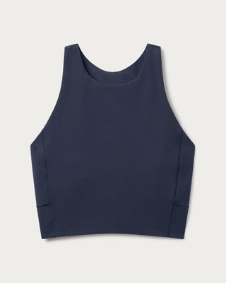 Rhone Revive Longline Bra - Navy Blue