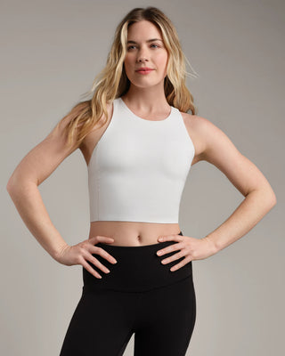 Rhone Revive Longline Bra - Snow White
