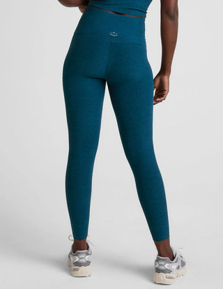 Beyond Yoga Spacedye Caught In The Midi HW Legging - Blue Gem Heather
