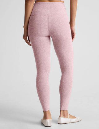 Beyond Yoga Spacedye Caught In The Midi HW Legging - Blush Blooms Heather