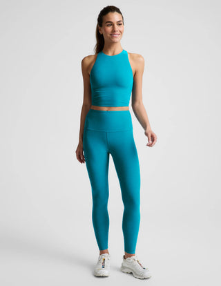 Beyond Yoga Caught In The Midi Legging - Island Blue Heather