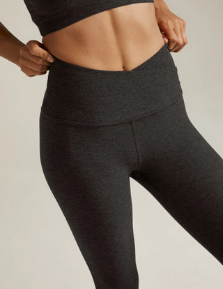 Beyond Yoga Spacedye At Your Leisure HW Midi Legging - Darkest Night