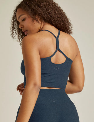 Beyond Yoga Spacedye Slim Racerback Cropped Tank - Nocturnal Navy