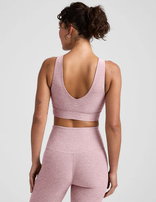 Beyond Yoga Spacedye Good Day Long Line Bra -  Blush Blooms Heather