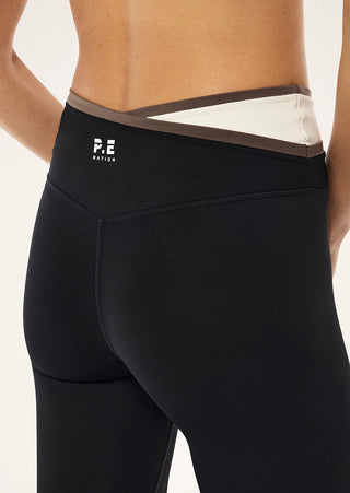 P.E. Nation Status Full Length Legging - Black/Walnut