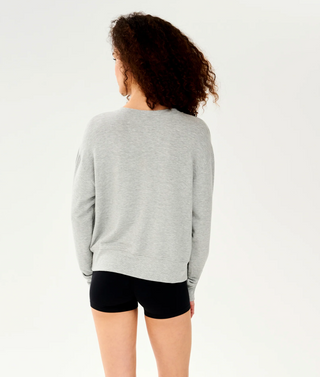 Splits59 Sonja Fleece Sweatshirt - Heather Grey
