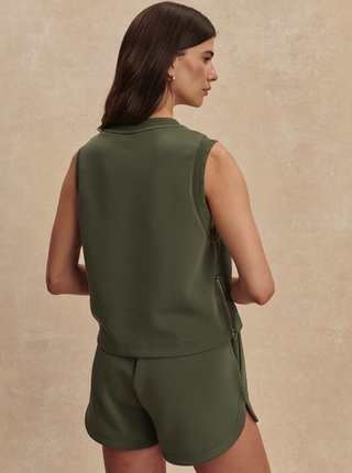 Varley Shea Crop Tank - Thyme