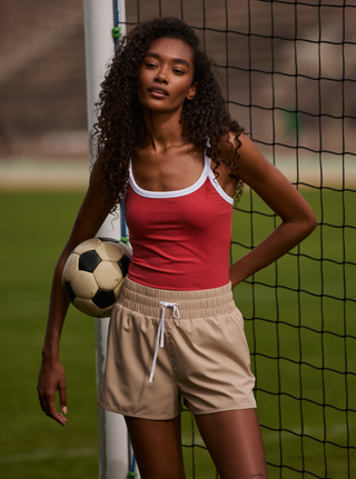 Varley Theon Scoop Neck Tank - Baked Apple
