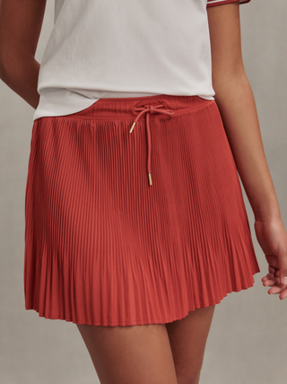 Varley Davina High Rise Skort 15" - Baked Apple
