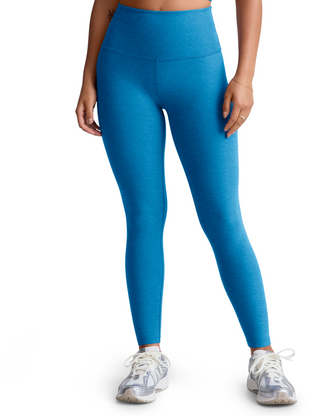 Beyond Yoga Caught In The Midi Legging - Malibu Lagoon Heather