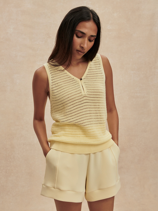 Varley Ramon Knit Tank - Anise Flower