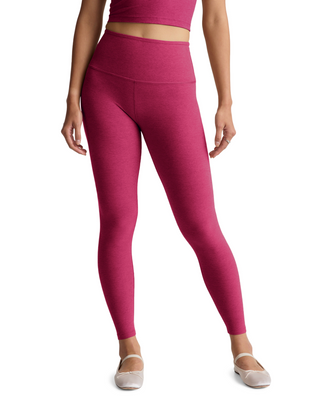 Beyond Yoga Caught In The Midi Legging - Sangria Heather