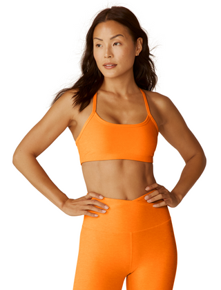 Beyond Yoga Spacedye Slim Racerback Bra -Bright Citrus Heather