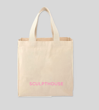 SculptHouse Tote Bag - Pink Logo