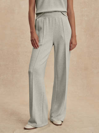 Varley The Wide Leg Pant 30 - Light Grey Marl