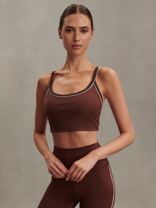 Varley Freesoft Piper Bra - Brown Stone