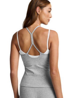 Beyond Yoga Spacedye Layered Tank - Silver Mist Heather
