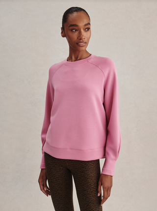 Varley Zosia Crew Neck Active Sweat - Moonlite Mauve