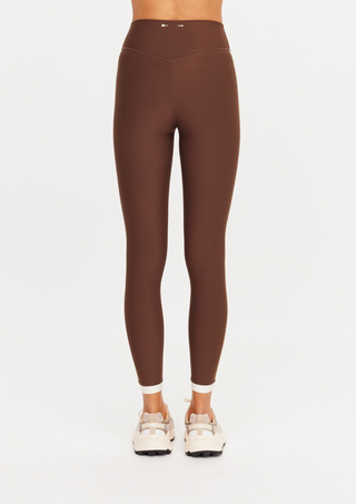 The Upside Daytona 25IN High Midi Pant - Chocolate