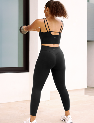 Beyond Yoga Glowzone High Waisted Midi Legging - Pitch Black