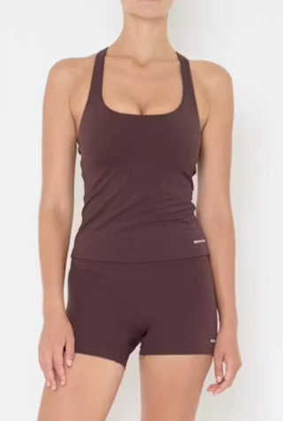 P.E. Nation Signature Scoop Tank - Dark Plum
