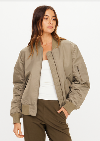 The Upside Tribute Bomber Jacket - Olive