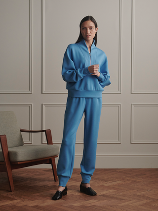 Varley The Slim Cuff Pant 27.5 - Cendre Blue