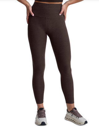 Beyond Yoga Caught In The Midi Legging - Dark Chocolate Heather