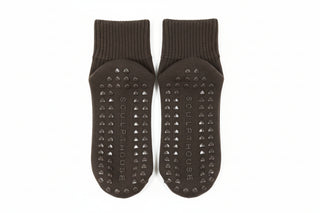 SculptHouse Scrunch Grip Sock - Chocolate