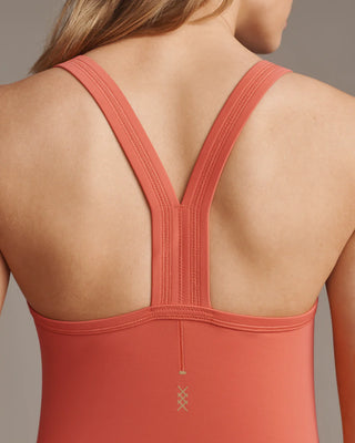 Rhone Serene Shelf Bra Tank - Sienna Red