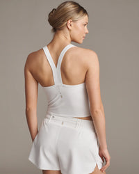 Rhone Serene Shelf Bra Tank - Snow White