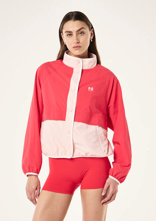 P.E. Nation Technique Spray Jacket - Strawberry