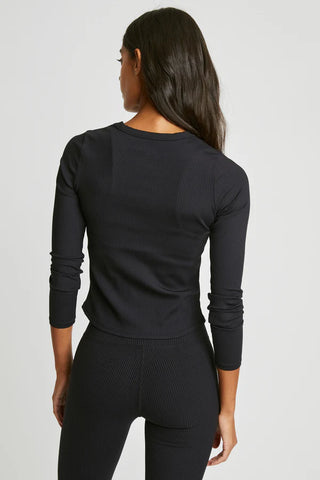 Year Of Ours Ribbed Long Sleeve - Black