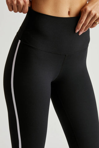 Year Of Ours Studio Track Legging - Black/White