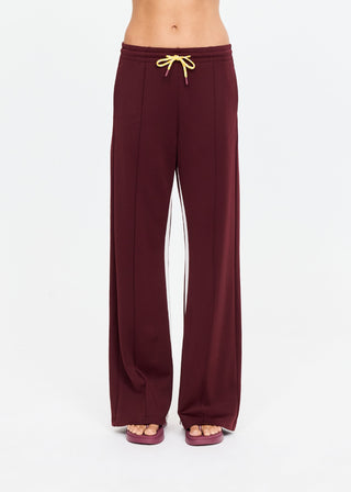 The Upside Marnie Panelled Wide Leg Pant - Bordeaux
