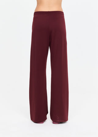 The Upside Marnie Panelled Wide Leg Pant - Bordeaux