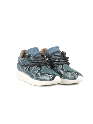 Esseutesse Python Sneaker - Cyan - Non Fringe