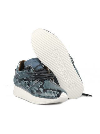 Esseutesse Python Sneaker - Cyan - Non Fringe