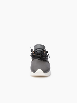 Esseutesse Leather Non Fringe Sneaker - Graphite