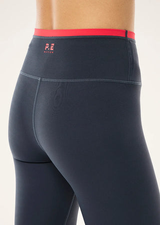 P.E. Nation Vita Full Length Legging - Marine Blue/Strawberry