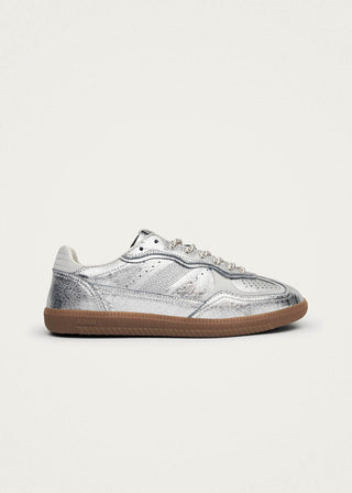 Alohas Tb.490 Leather Sneakers - Shimmer Recycled Silver Cream