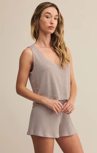 Z Supply Sloane V-Neck - Slate Grey