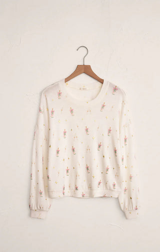 Z Supply Champs LS Top - Vanilla Ice