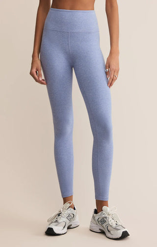 Z Supply Solstice 7/8 Legging - Infinity Blue Heather