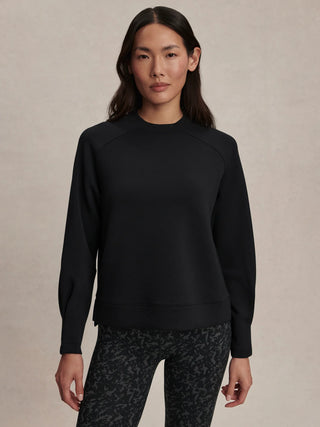 Varley Zosia Crew Neck Midlayer - Black