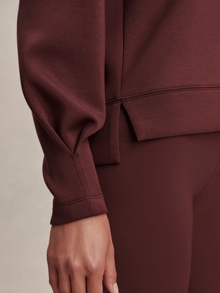 Varley Zosia Crew Neck Active Sweat - Sassafrass