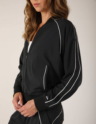 Glyder Track Mode Jacket - Black/White