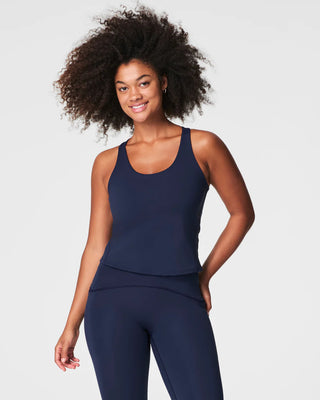 Spanx Contour Crossback Shelf Tank - Timeless Navy