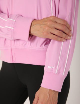 Glyder Track Mode Jacket - Wild Orchid/White